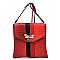 Bee Charm Color Block Striped Ostrich Cross Body MH-L0192