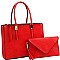 Multi Compartment Classy 2 in 1 SET with Clutch MH-QF0003