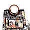 OBAMA HANDBAGS Round Handle Satchel Wallet SET