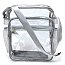 Trendy Visible Clear MULTI COMPARTMENT Crossbody Bag