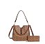 2-in-1 Oval Monogram Shoulder Bag Wallet Set