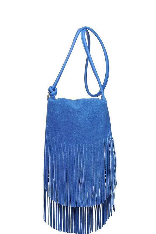 Chic Bag Fringe Light Blue Crossbody Bag Purse