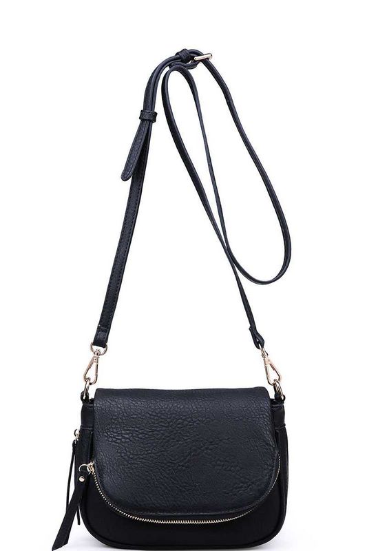 faux leather crossbody bag