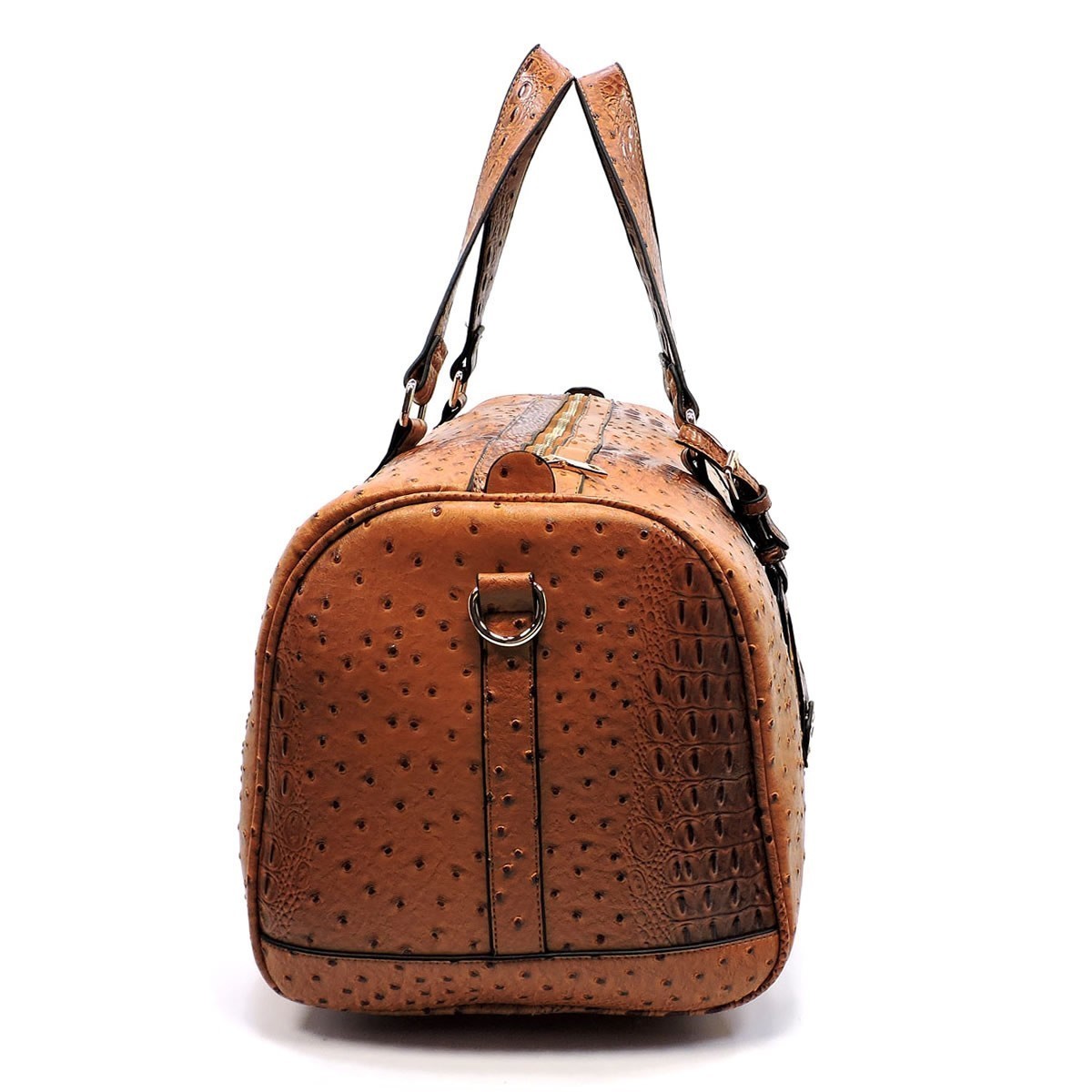 ostrich duffle bag