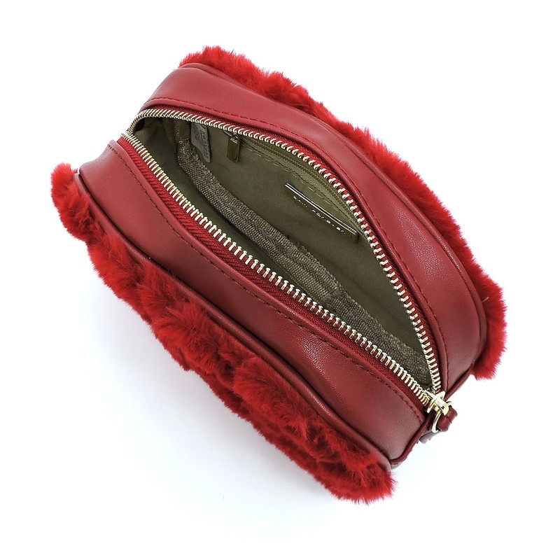 Quilted Fur Round Fanny Pack FW-PB7162 &gt; Fashion Handbags &gt; Mezon Handbags