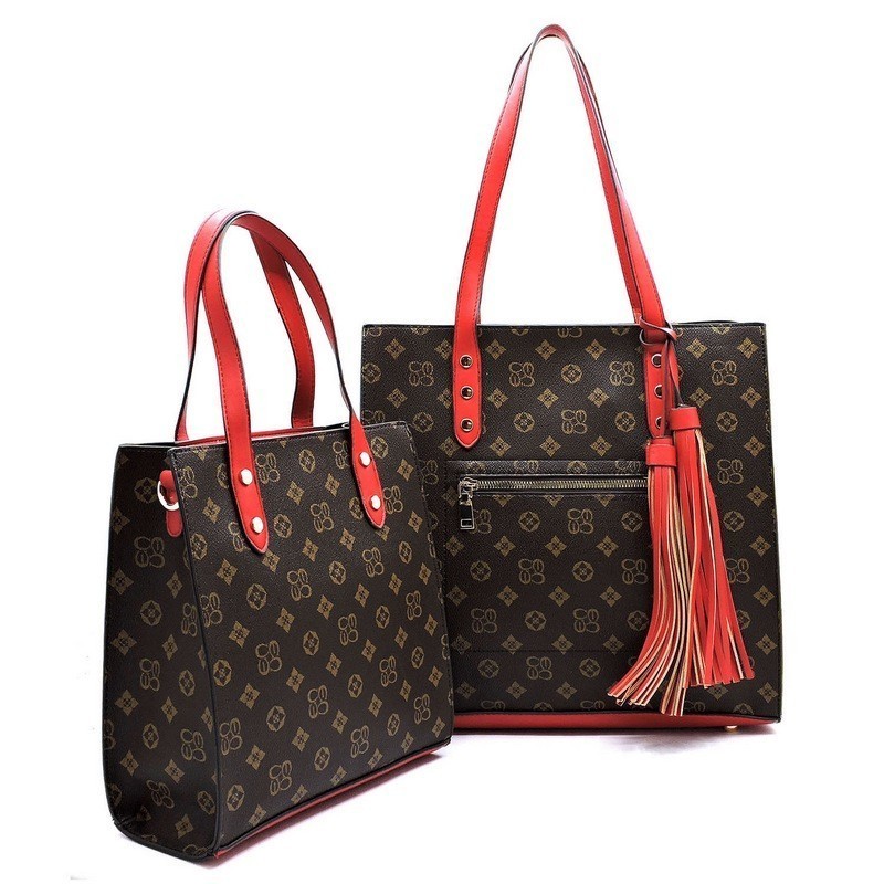 2-in-1 Monogram Shopper Set CH-CM708 > Classic Bags, Monogram > Mezon  Handbags