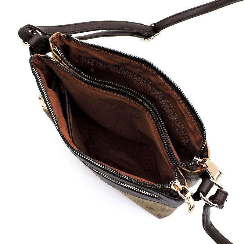 shoulder bag with multiple compartments