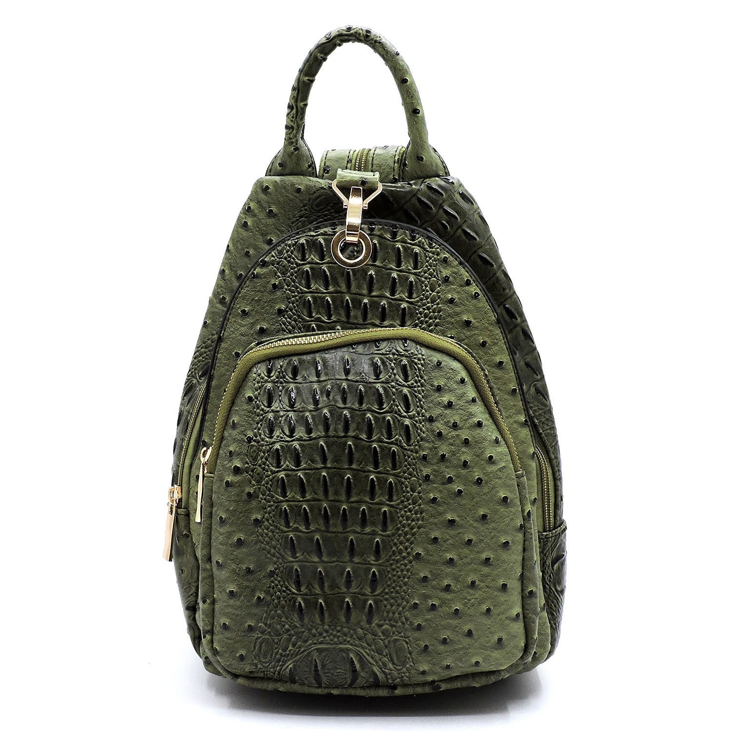 CONVERTIBLE MULTI POCKET BACKPACK & SLING BAG FW-MC0082 &gt; Shoulder Bags, Backpack &gt; Mezon Handbags