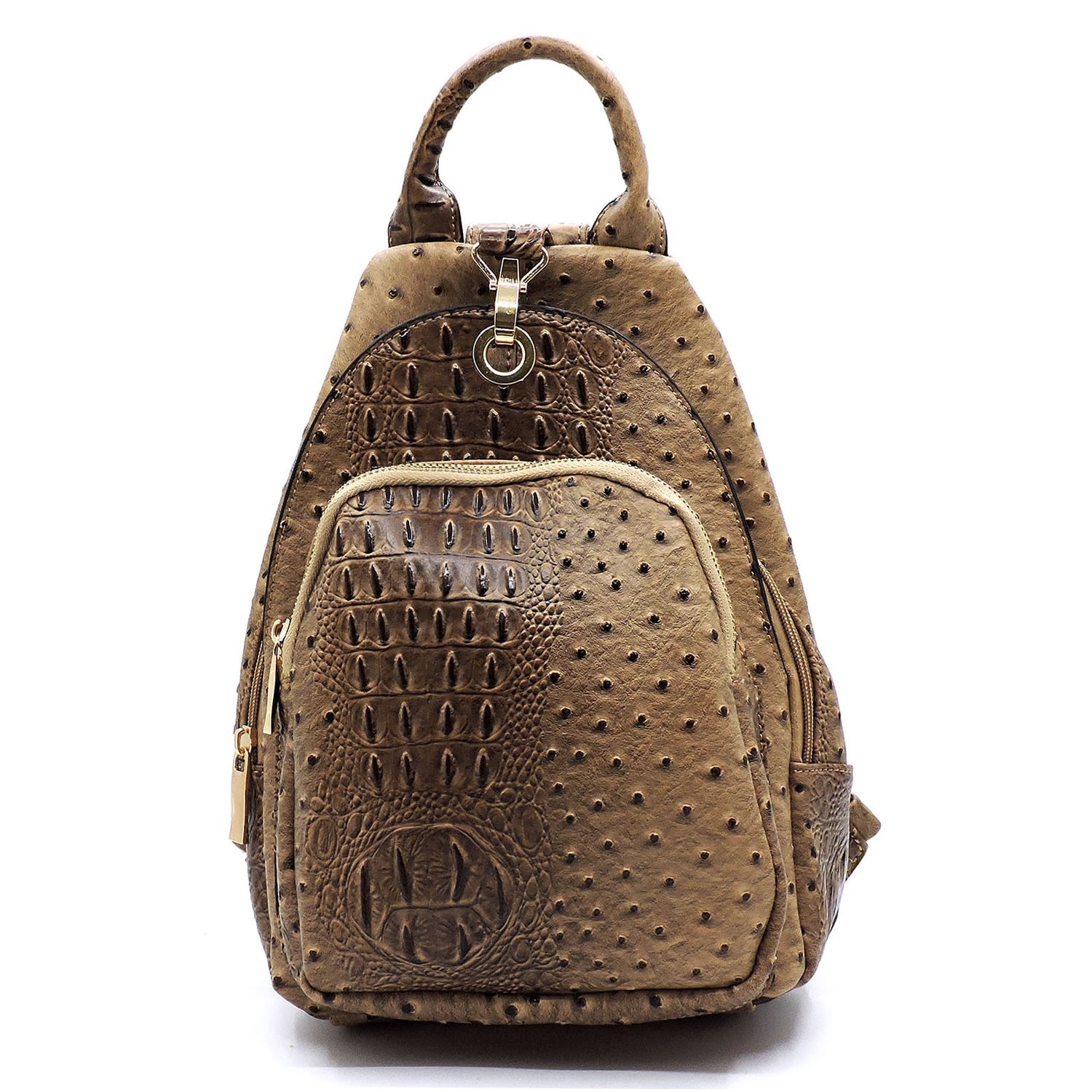 CONVERTIBLE MULTI POCKET BACKPACK & SLING BAG FW-MC0082 &gt; Shoulder Bags, Backpack &gt; Mezon Handbags