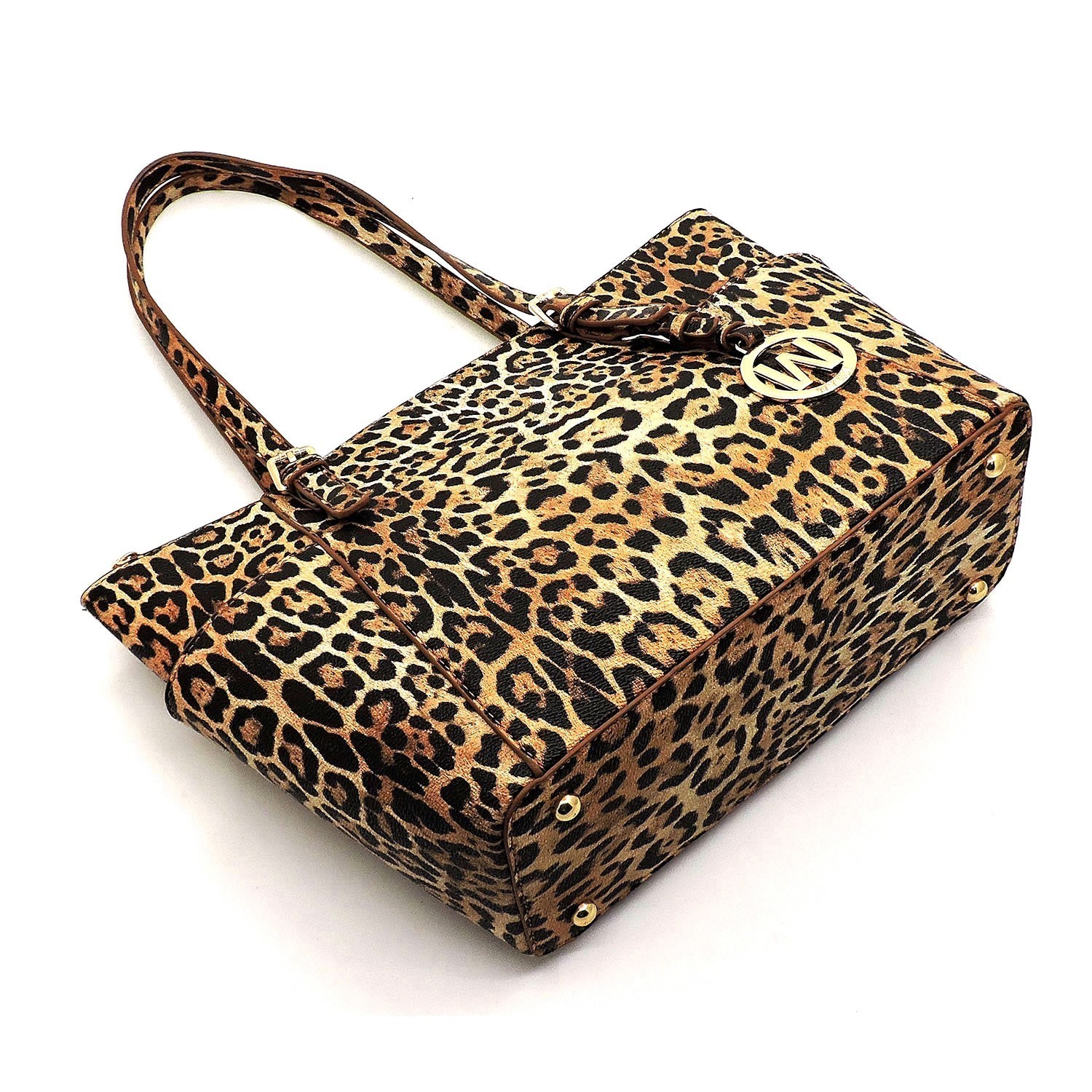 leopard print shopper