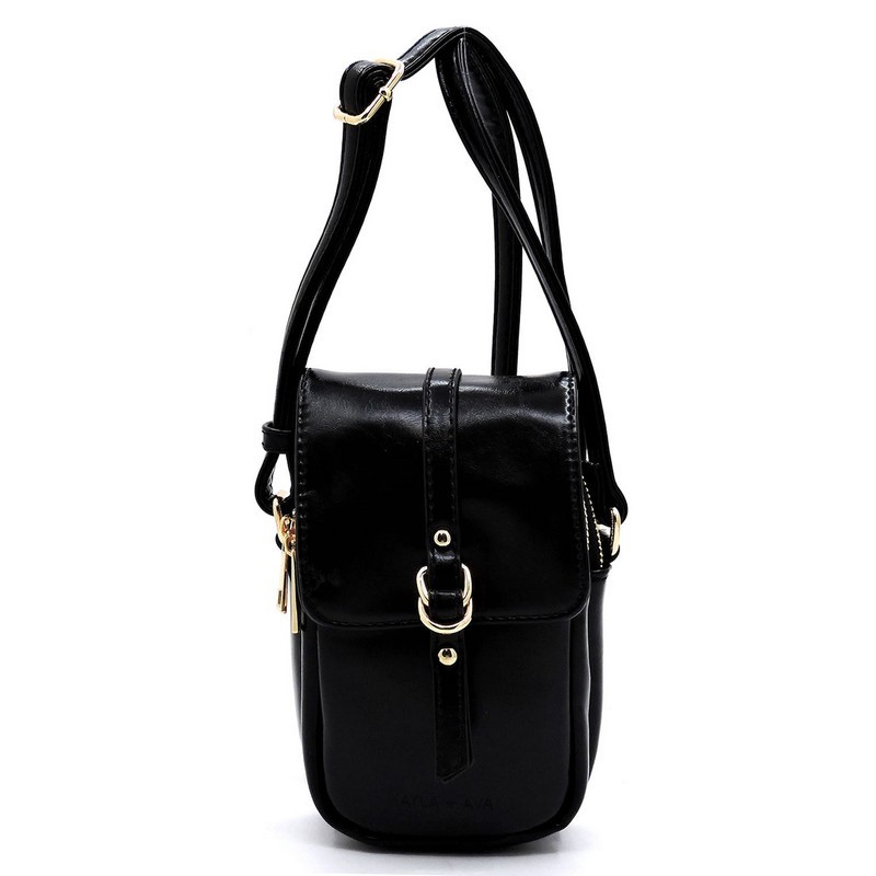 KAYLA AVA Buckle Flap Crossbody Bag Cell Phone Purse FW-KLS2551