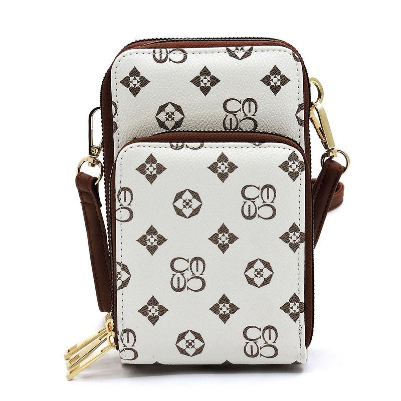 Monogram Crossbody Bag Cell Phone Purse CH-CM086 > Messenger Bags ,Cross  Body > Mezon Handbags