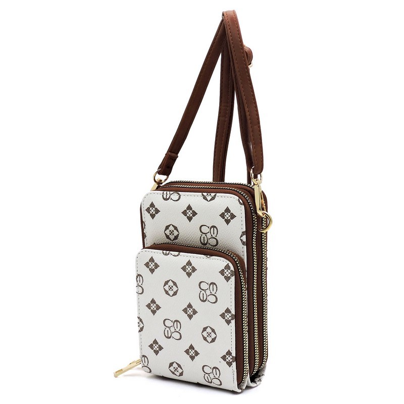 Monogram Crossbody Bag Cell Phone Purse CH-CM086 > Messenger Bags ,Cross  Body > Mezon Handbags