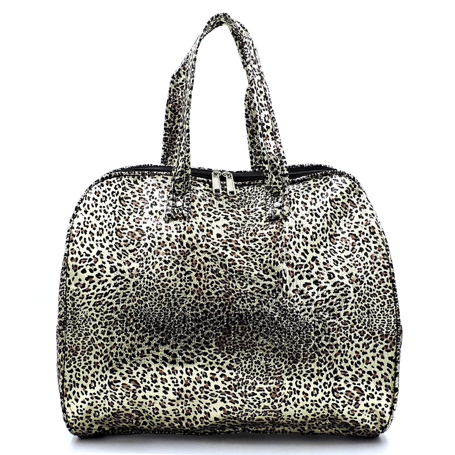 Sequin Leopard Print Carry On Duffle Bag FW-HL00386 &gt; Animal Print &gt; Mezon Handbags