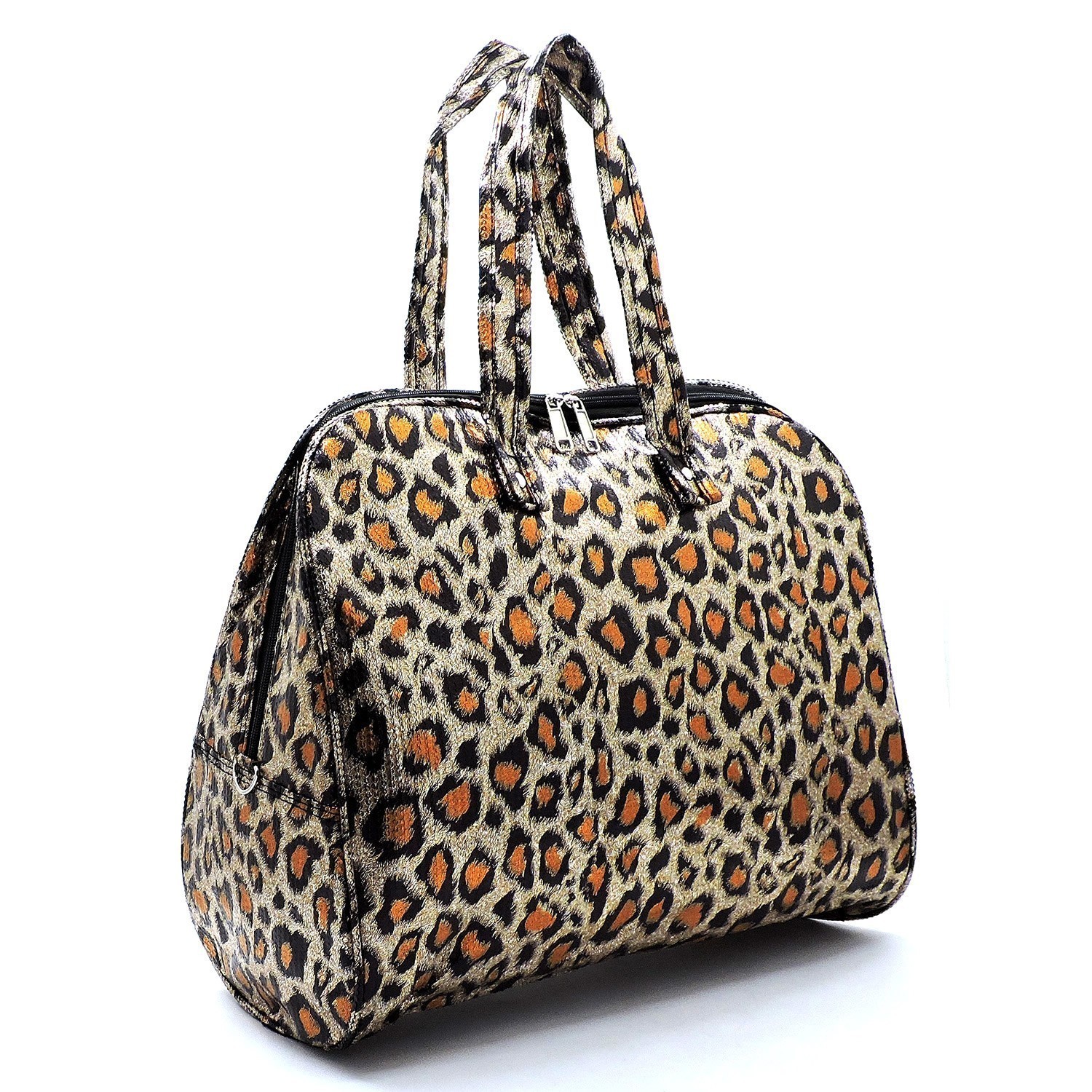 Leopard Print Carry On Duffle Bag FW-HL00384 &gt; Animal Print &gt; Mezon Handbags
