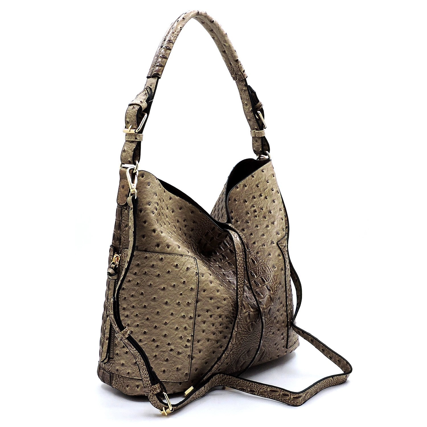 croc side bag