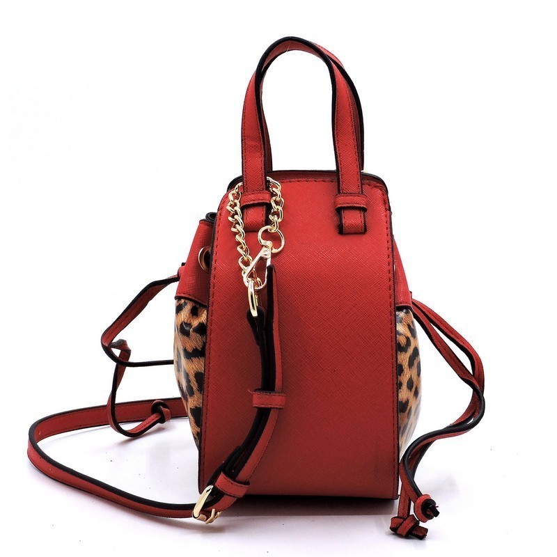 leopard print satchel