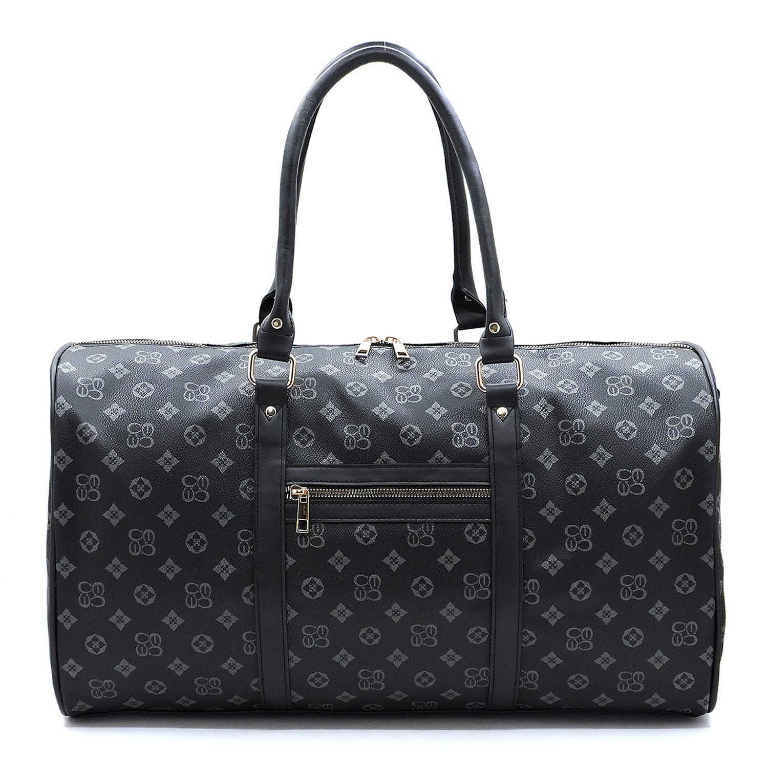 louis vuitton black monogram duffle bag