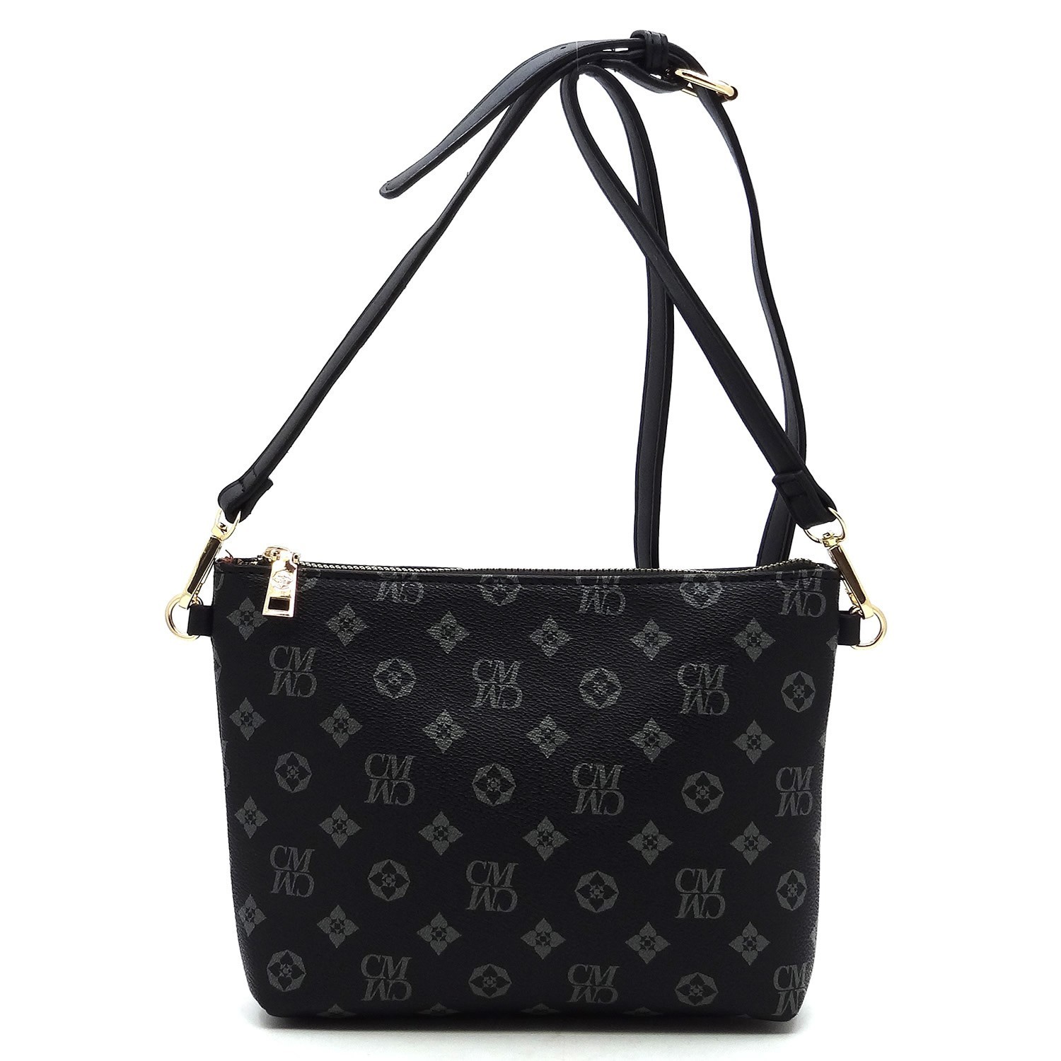 2 iN 1 Stylish Monogram Multi Compartment Satchel HF-CS753