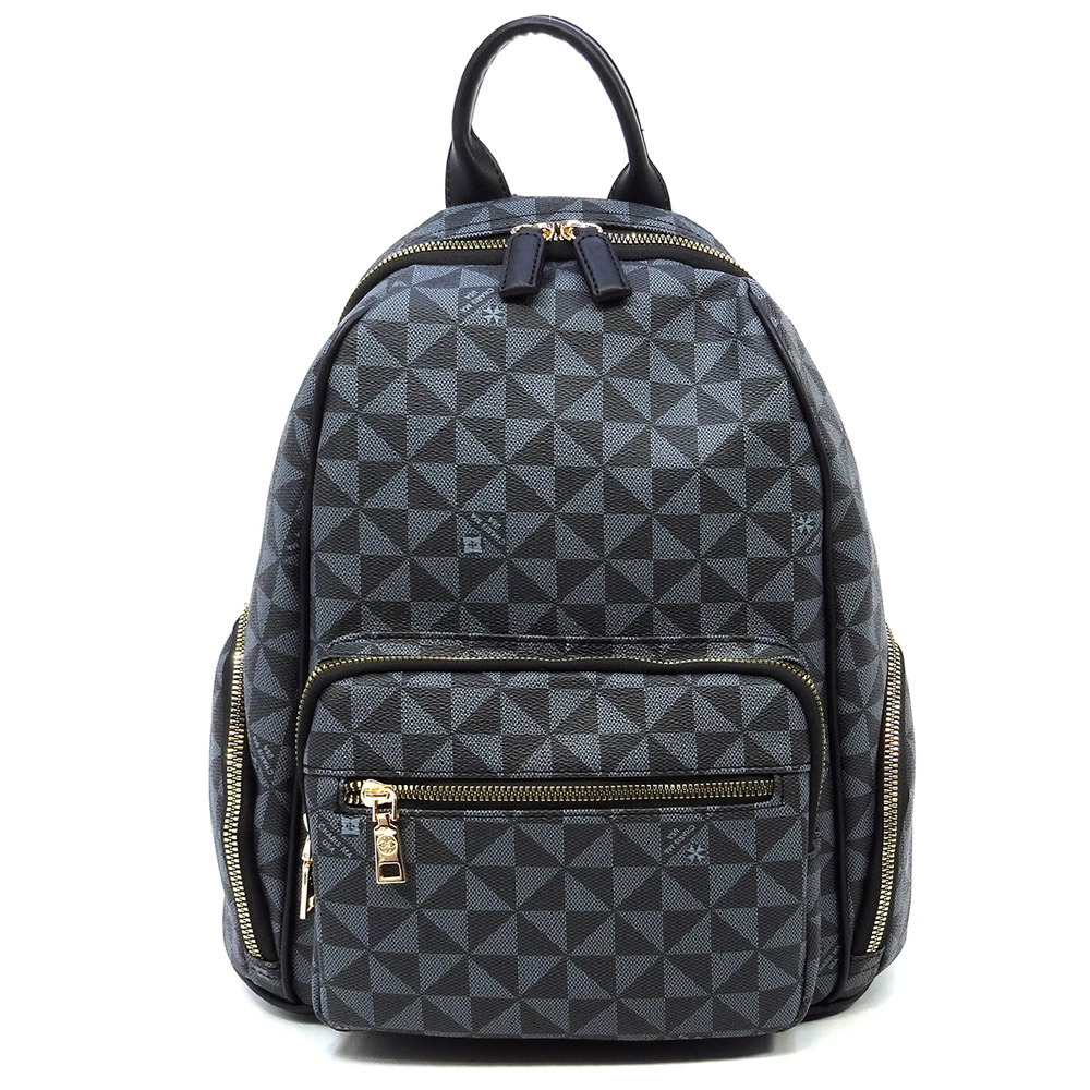 Monogram Backpack / Multi Pockets > Shoulder Bags, Backpack > Mezon Handbags