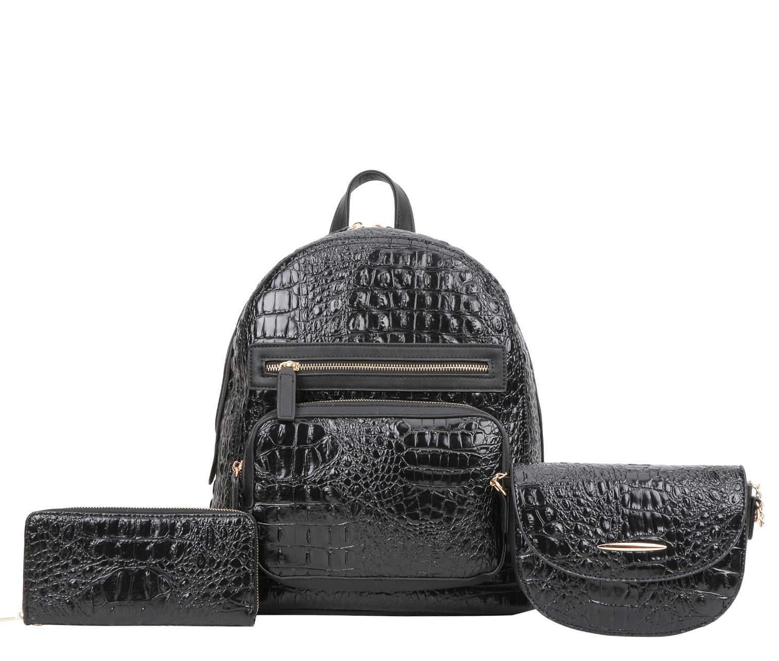 WHOLESALE CROCODILE LIKE BACKPACK > Boutique Handbags > Mezon Handbags