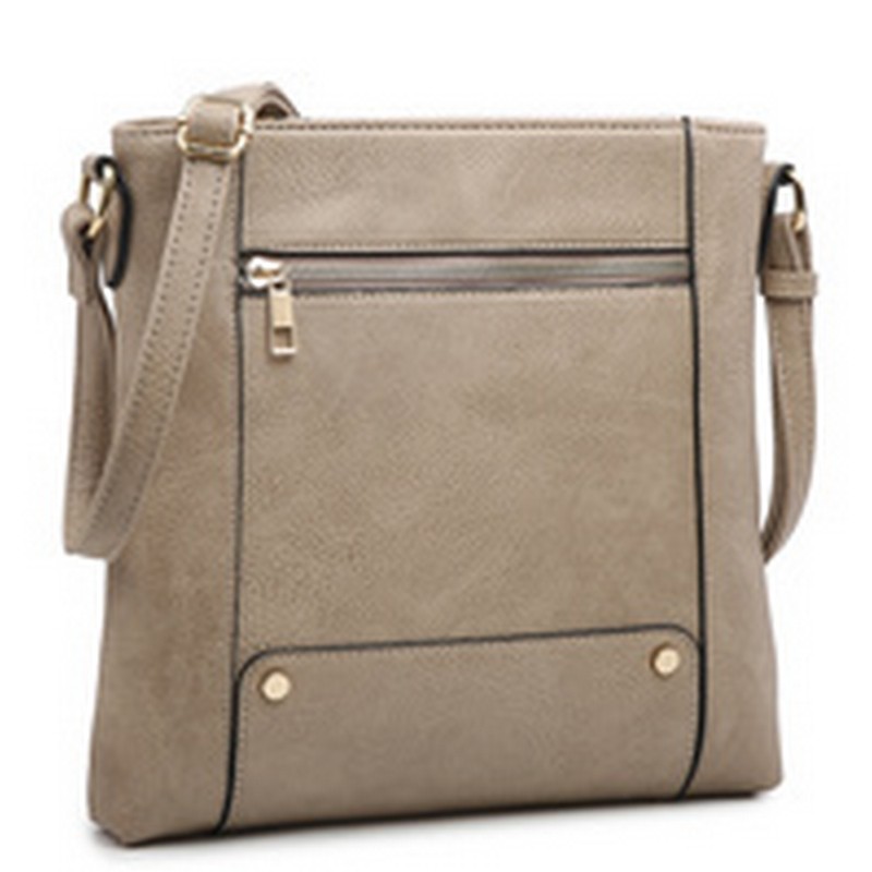 FRONT ZIP POCKET CROSSBODY BAG FW-BC1181 &gt; Messenger Bags ,Cross Body &gt; Mezon Handbags