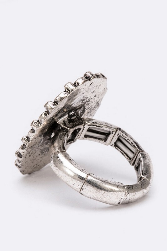 Fashionable Turquoise Iconic Stretch Ring LASR0064 &gt; Rings
