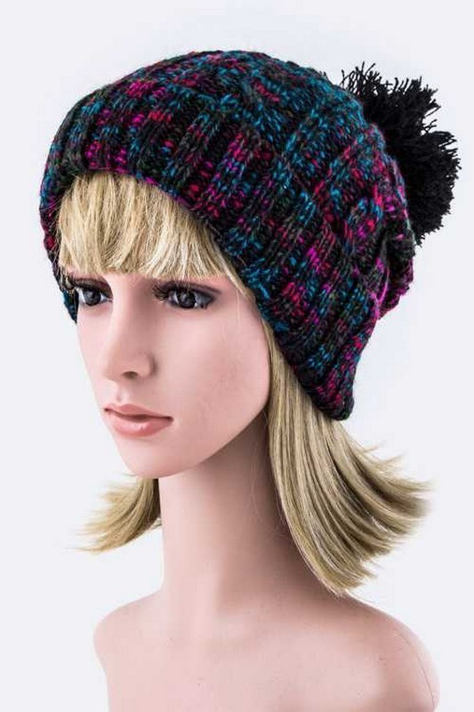 pompom beanie