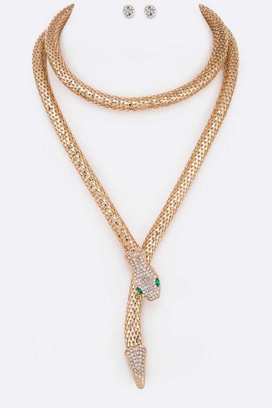 snake necklace fidget