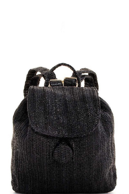 NATURAL FIBER WOVEN BACKPACK JY-JCBP5005 &gt; Straw Bags &gt; Mezon Handbags