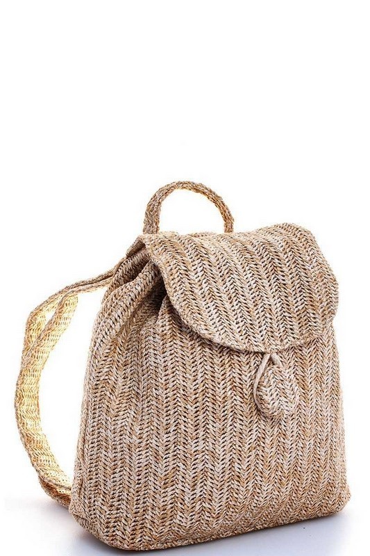 NATURAL FIBER WOVEN BACKPACK JY-JCBP5005 &gt; Straw Bags &gt; Mezon Handbags