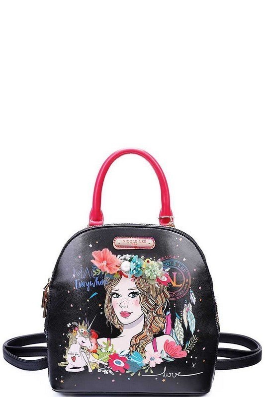 nicole lee backpack purse