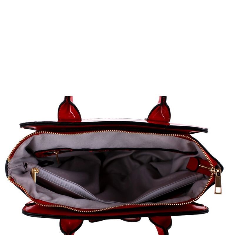 Details about   Bow Accent 2-Way Medium Satchel Handbag 