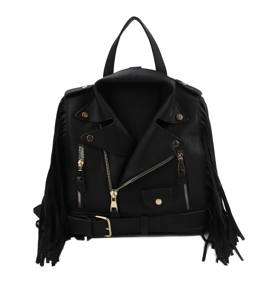 amazon.com Amazon.com: Personalized Women's Motorcycle Jacket Bag Punk  Style Fashion Handbag Purse Lapel Collar Satchel Bag for show Girl（Black） :  Clothing, Shoes & Jewelry | ShopLook