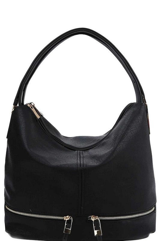 hobo bag with zipper