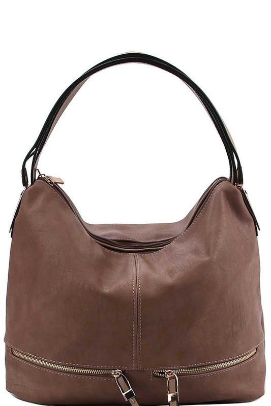 hobo bag with zipper