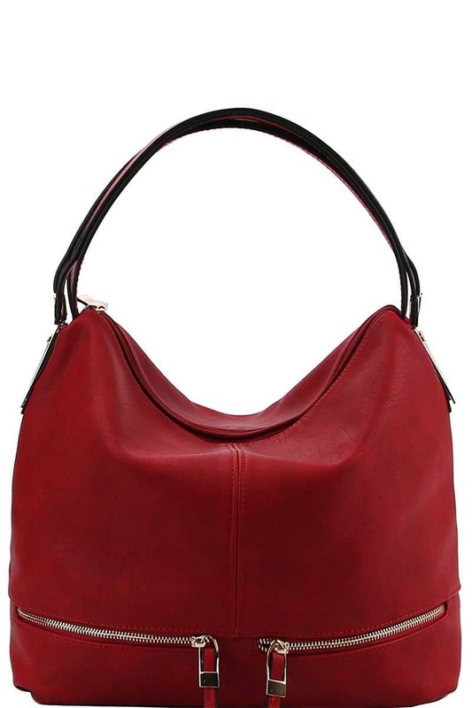 hobo bag with zipper