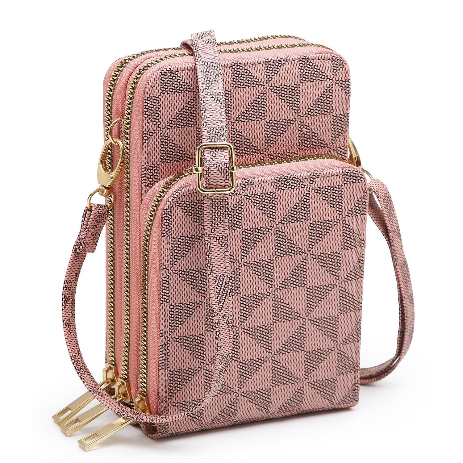 Fashion Monogram Cell Phone Purse Crossbody Bag FW-MT3334 > Classic Bags,  Monogram > Mezon Handbags