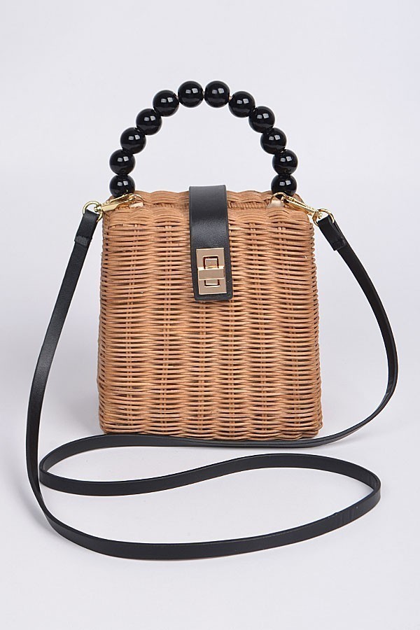 Straw Leather Strap Body Tote Bag HD-PPC7256 &gt; Straw Bags &gt; Mezon Handbags