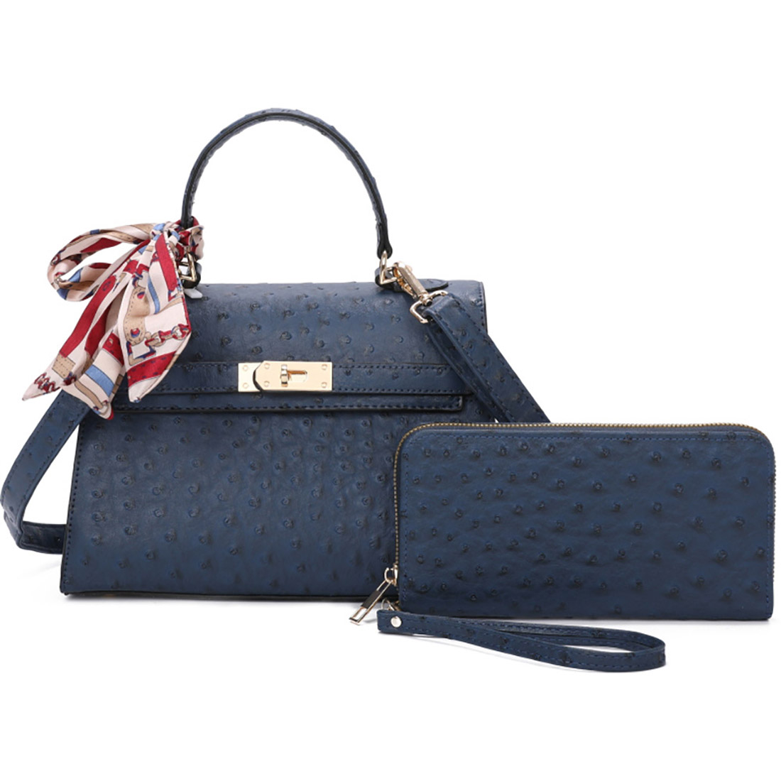 hermes kelly ostrich blue