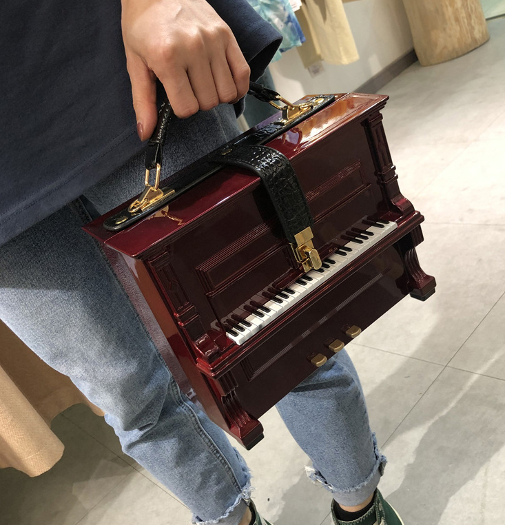 Piano Acrylic Purses and Handbags