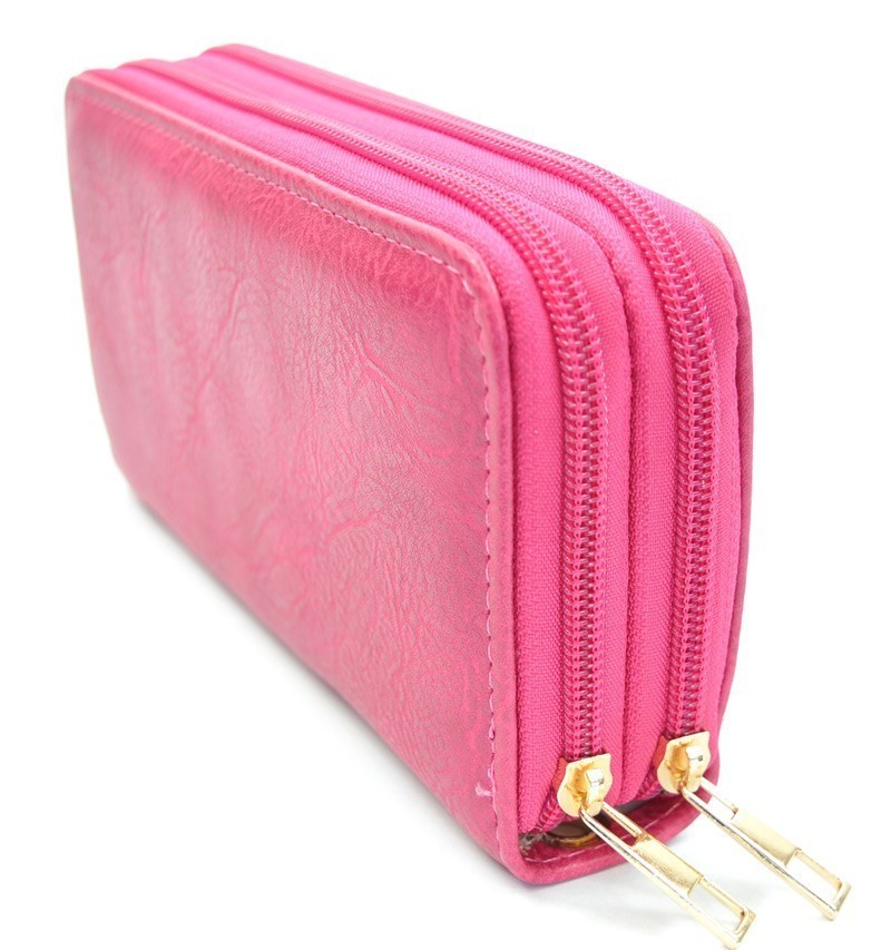 Double Zip Around Wristlet wholesale Wallet &gt; Fashion Handbags &gt; Mezon Handbags