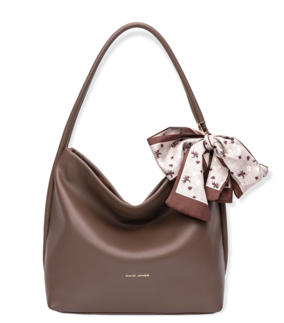 David Jones Hobo Shoulder Bag With Scarf > David Jones Bags > Mezon Handbags