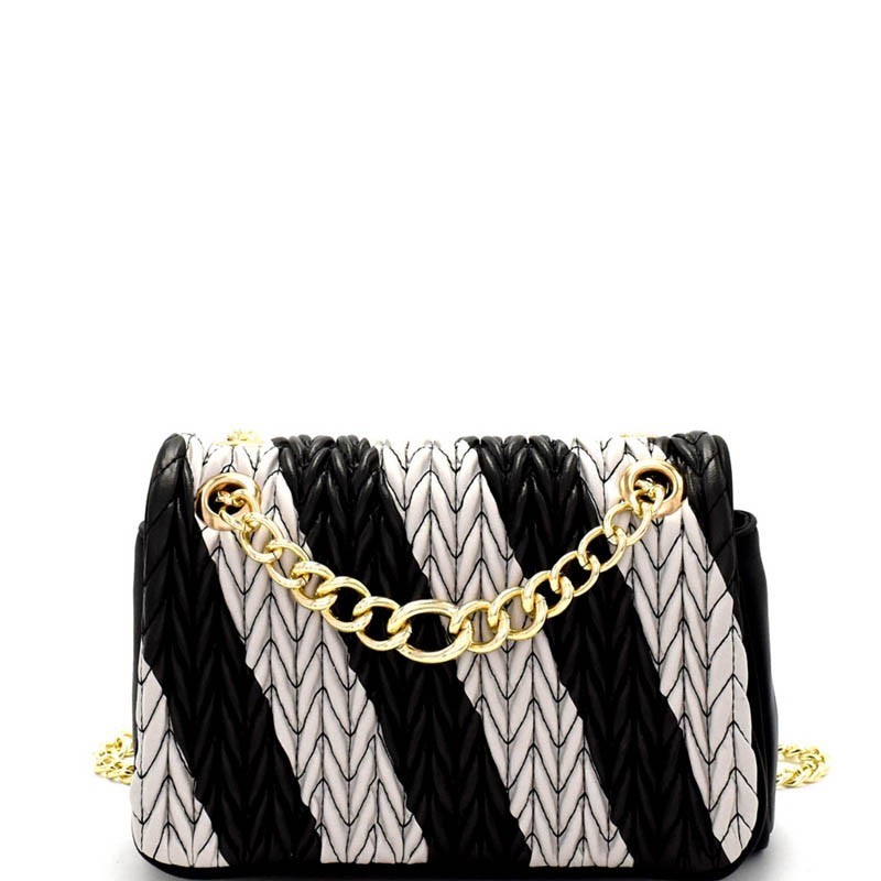 Double Zipper Quilted Wallet Wristlet > Wallets > Mezon Handbags