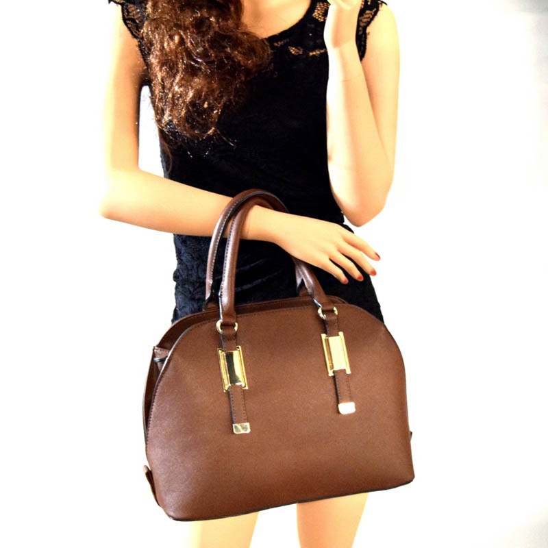 STA781-LP 3-Piece Dome Shape Satchel SET > Boutique Handbags