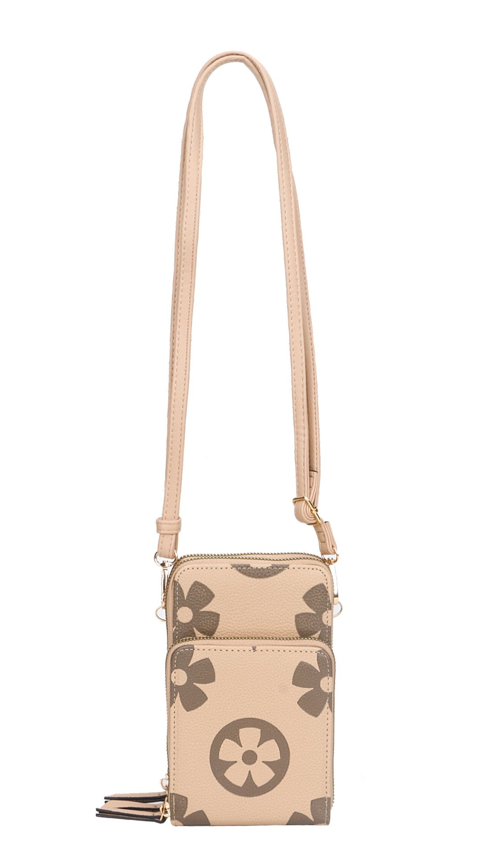 Monogram Crossbody Bag Cell Phone Purse CH-CM086 > Messenger Bags ,Cross  Body > Mezon Handbags