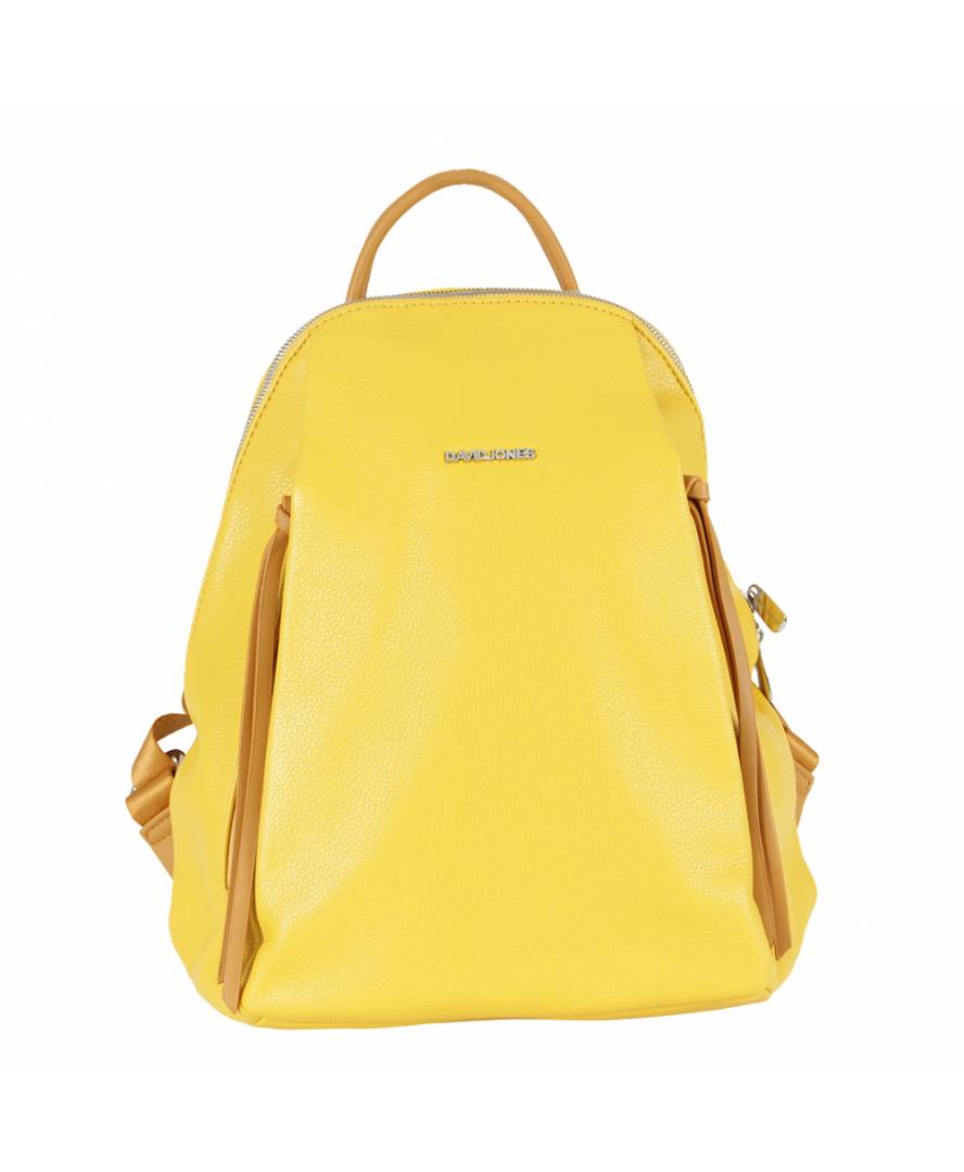 Backpack-backpack David Jones Trap Color CM5864 Cognac - Tsantes Zoi