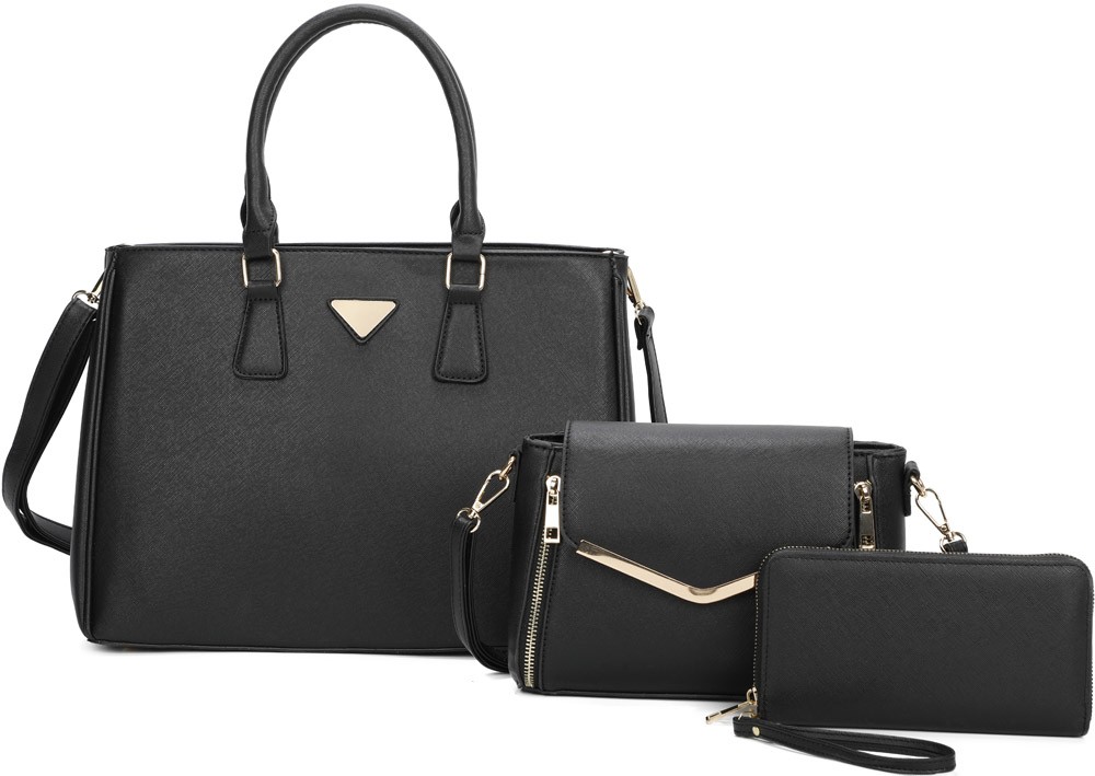 3 IN 1 TRIANGLE LOGO SATCHEL SET > Satchel > Mezon Handbags display picture 1