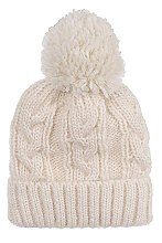 FUR LINED POM CROCHET BEANIES