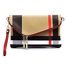 Plaid Check Tartan Envelope Clutch
